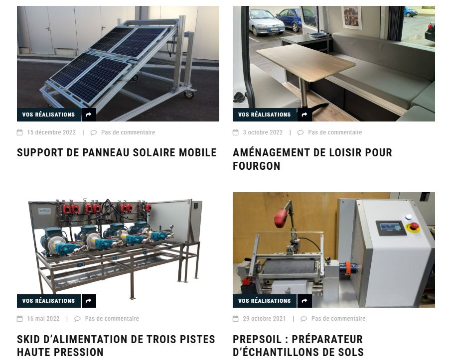 r&eacute;alsiations industrie